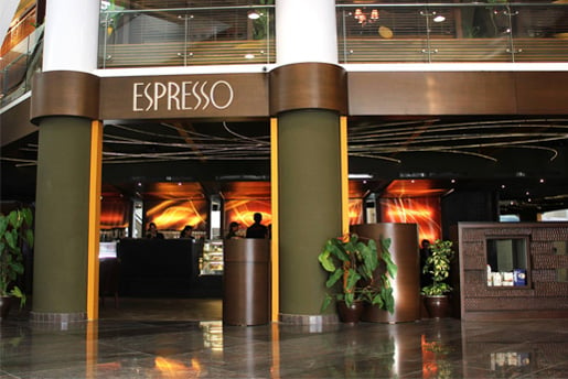 Espresso entrance