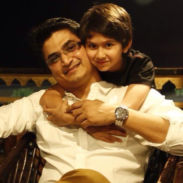 Samar Abbas Jafri with dad