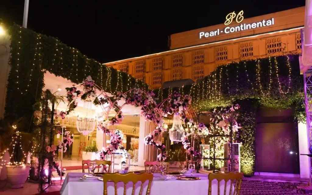 PC Lahore outdoor wedding venue