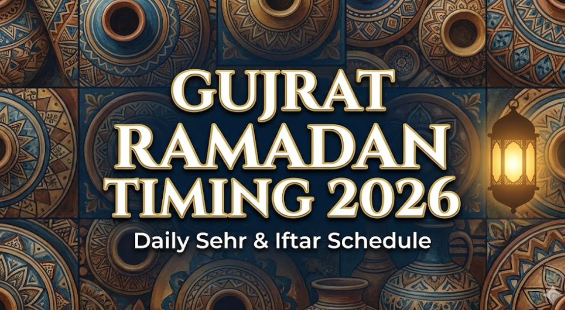 gujrat ramadan timings 2026