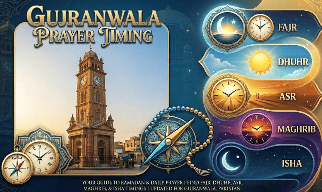 Gujranwala Prayer Times