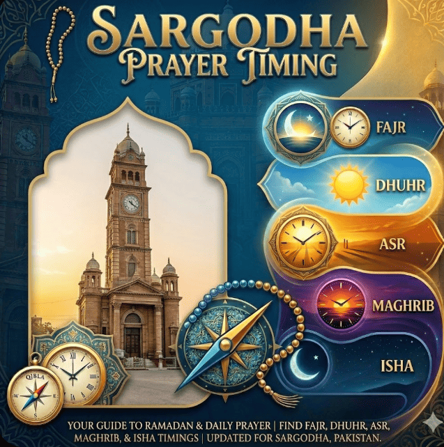 Sargodha Prayer Times