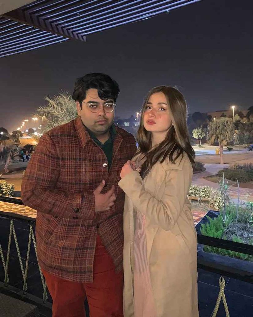 Aena Khan with fiance