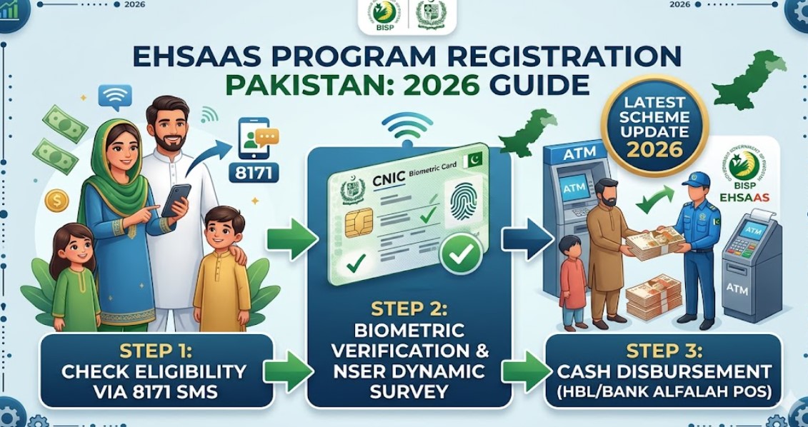 Ehsaas program registration Pakistan