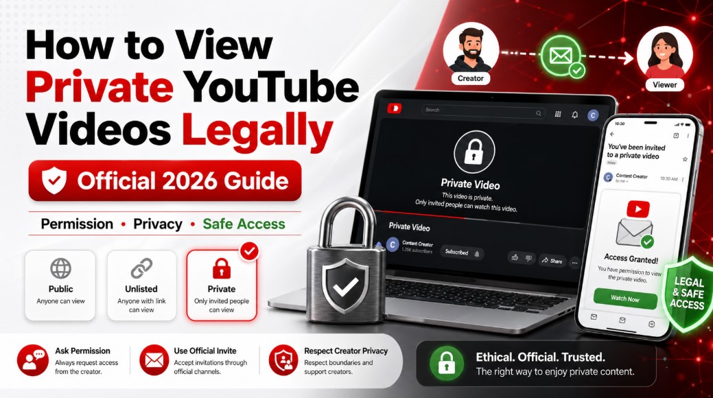 how to view private youtube videos legally 2026