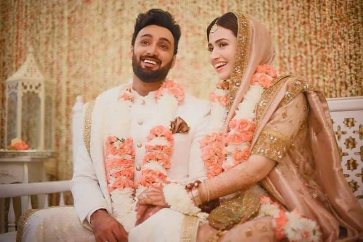 Sana Javed and Umair Jaswal wedding picture