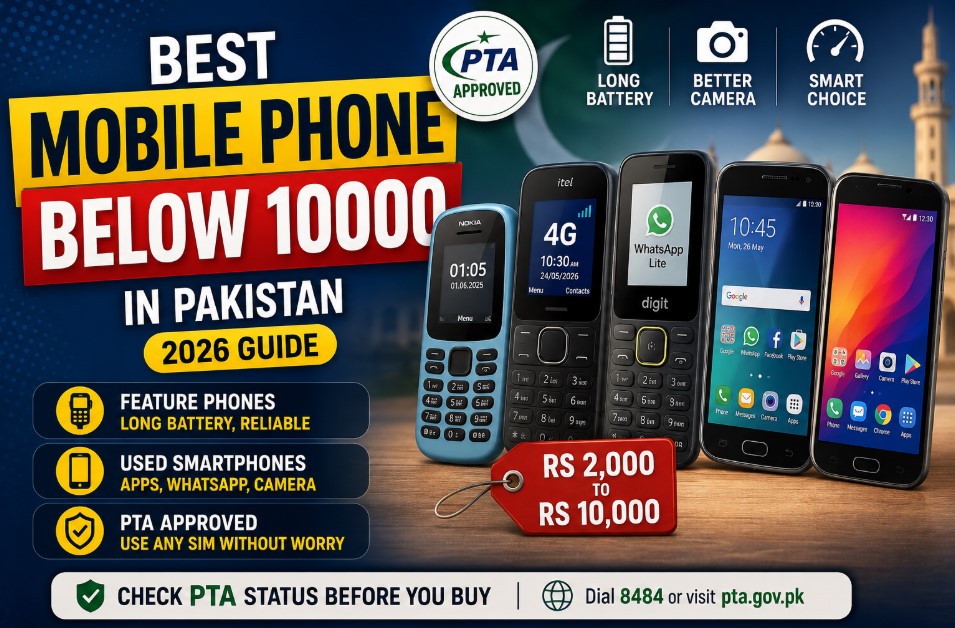 best mobile phone below 10000 in Pakistan