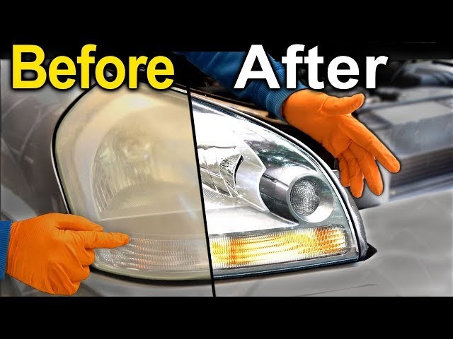 How To Clean Car Headlights 