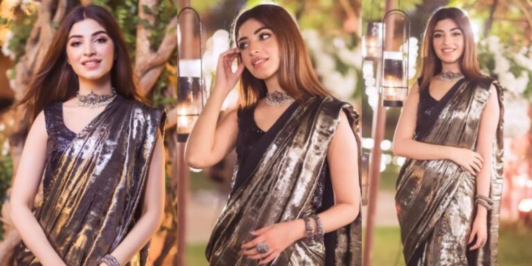 Kinza Hashmi black dress


