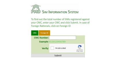 SIM information system