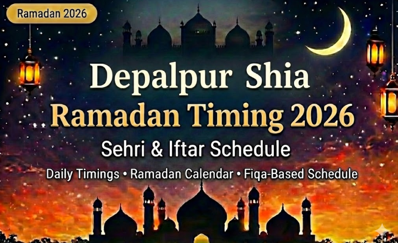 Depalpur Shia Ramadan Timing 2026