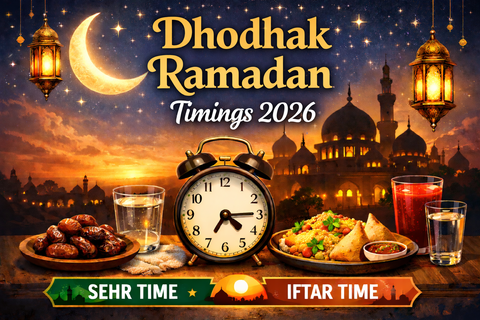 Dhodhak Ramadan Timing