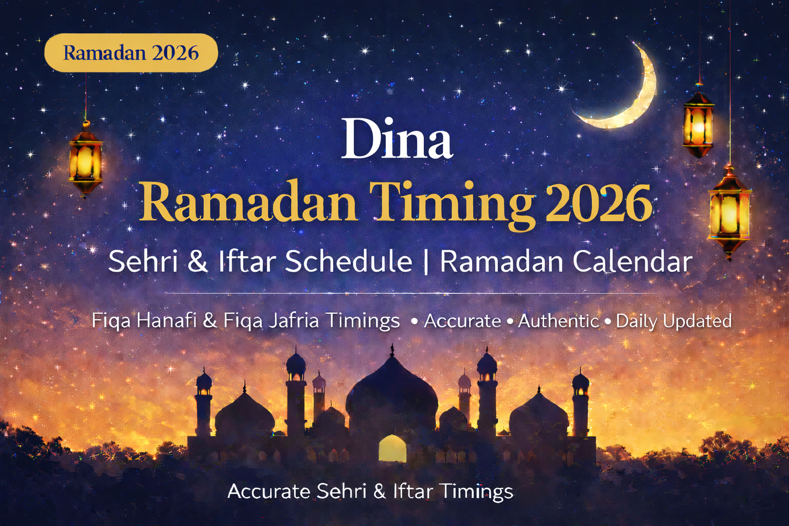 Dina Ramadan Timing