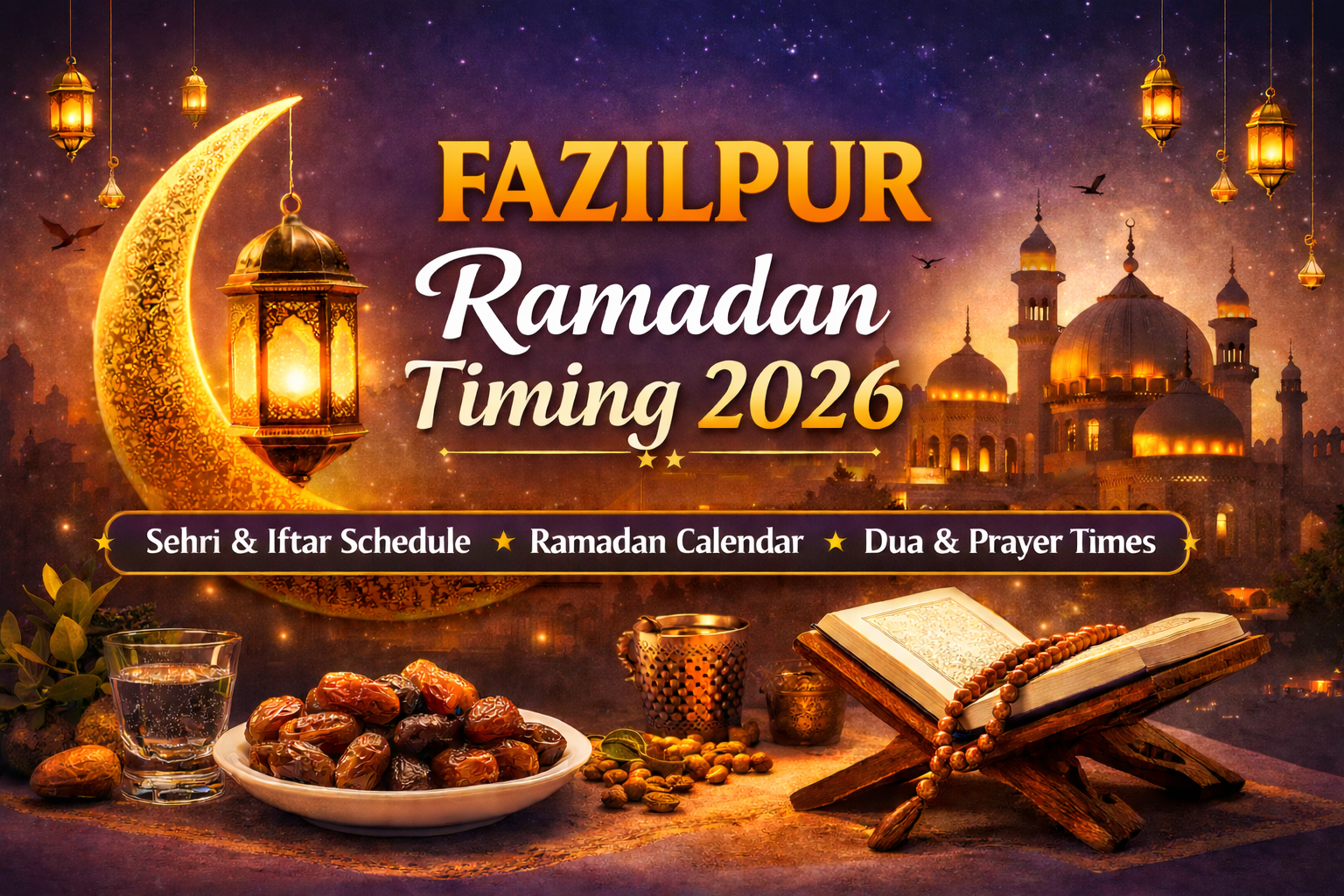 Fazilpur Ramadan Timing 2026