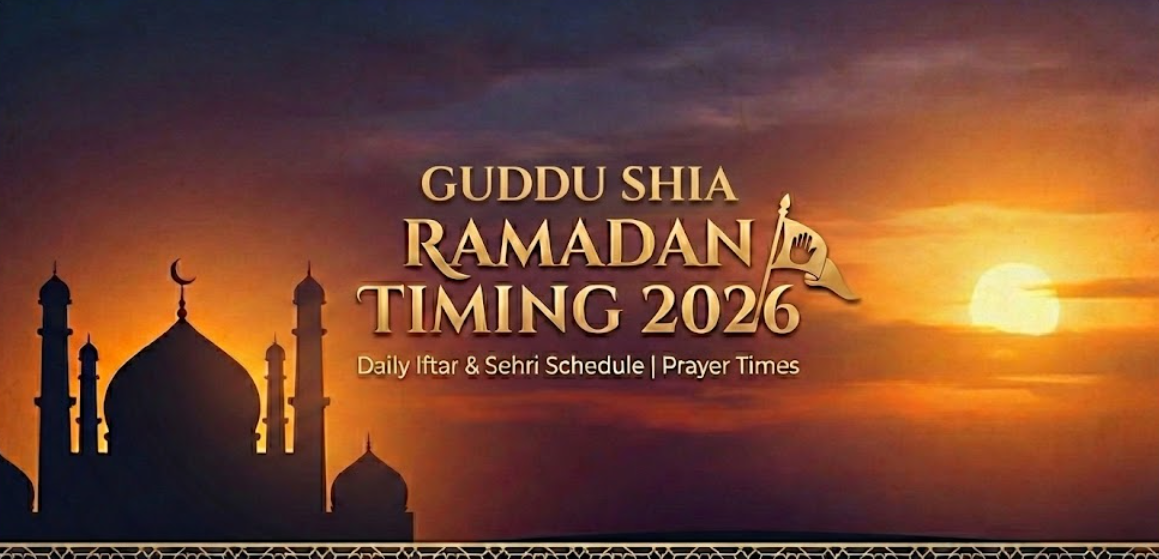 Guddu Ramadan Timing 2026