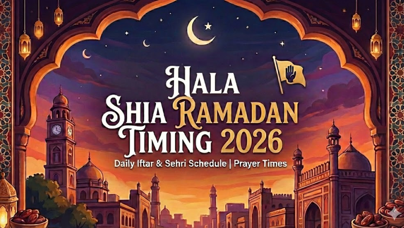 Hala Shia Ramadan Timing 2026