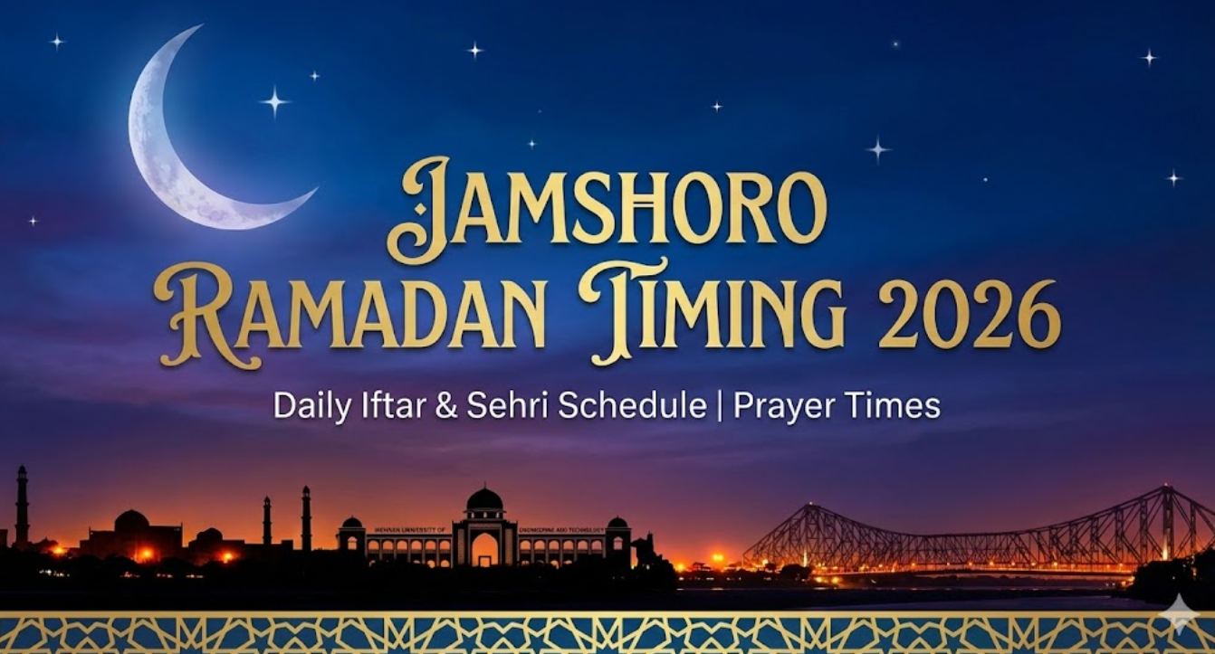 Jamshoro Ramadan Timing 2026
