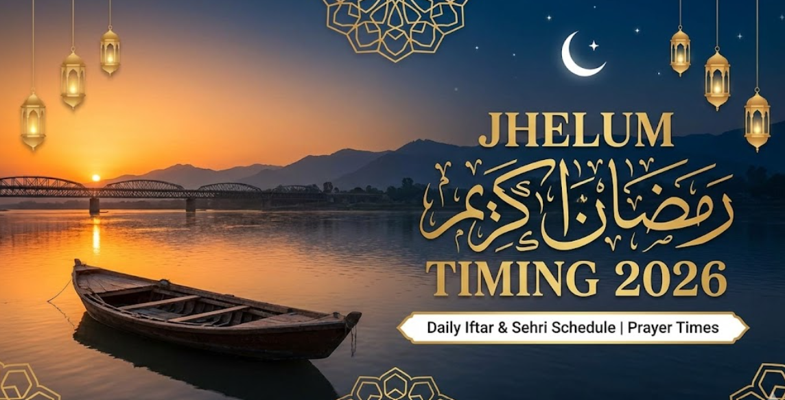 Jhelum Ramadan Timing 2026