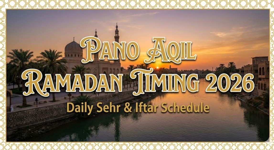 Pano Aqil Ramadan Timing 2026