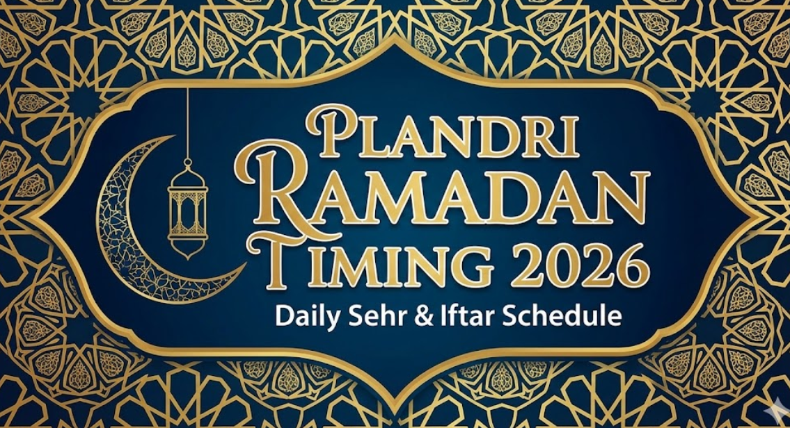 Plandri Ramadan Timing 2026
