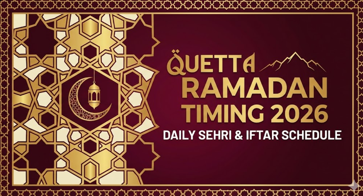 Quetta Ramadan Timing 2026