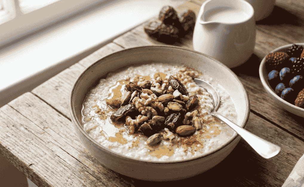 Ramadan recipes Pakistan - Quick Oatmeal with Dates and Nuts