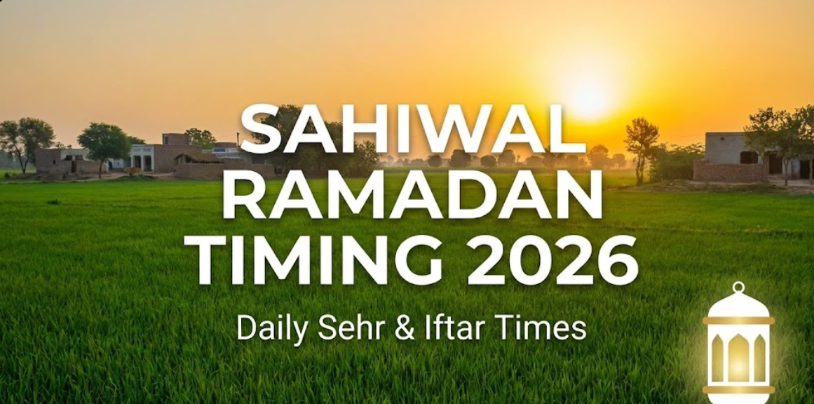 Sahiwal Ramadan Timing 2026