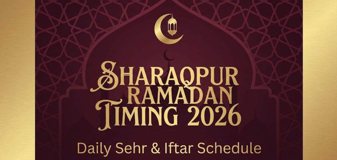 Sharaqpur Ramadan Timing 2026