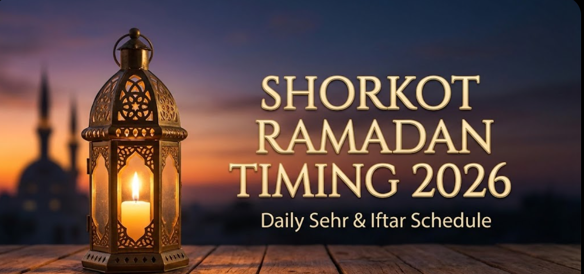Shorkot Ramadan Timing 2026
