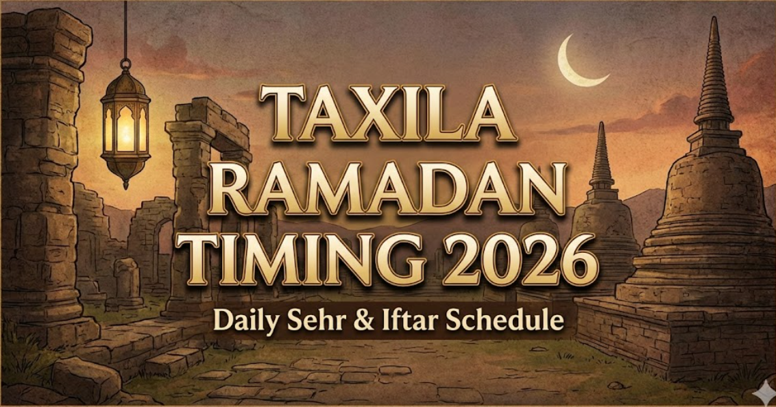 Taxila Ramadan Timing 2026