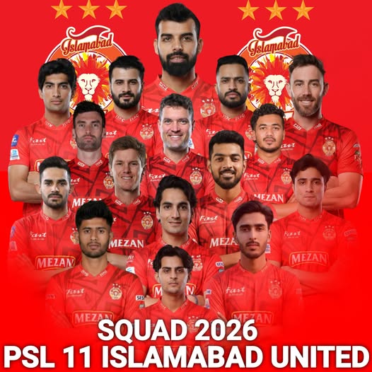 Islamabad United Squad 2026