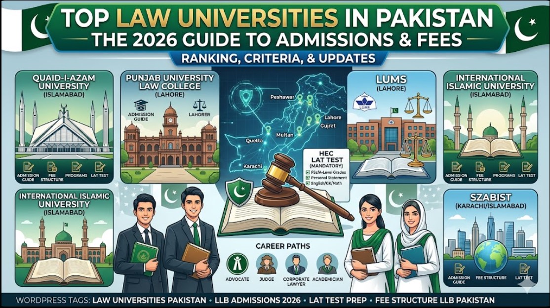 law universities Pakistan
