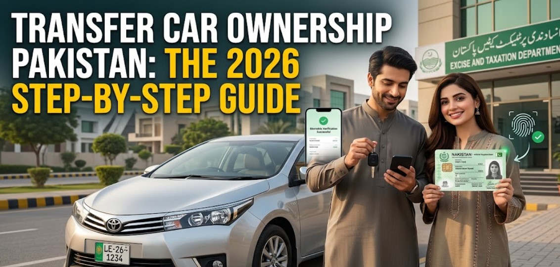 transfer car ownership Pakistan