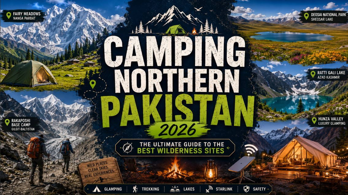 camping northern Pakistan