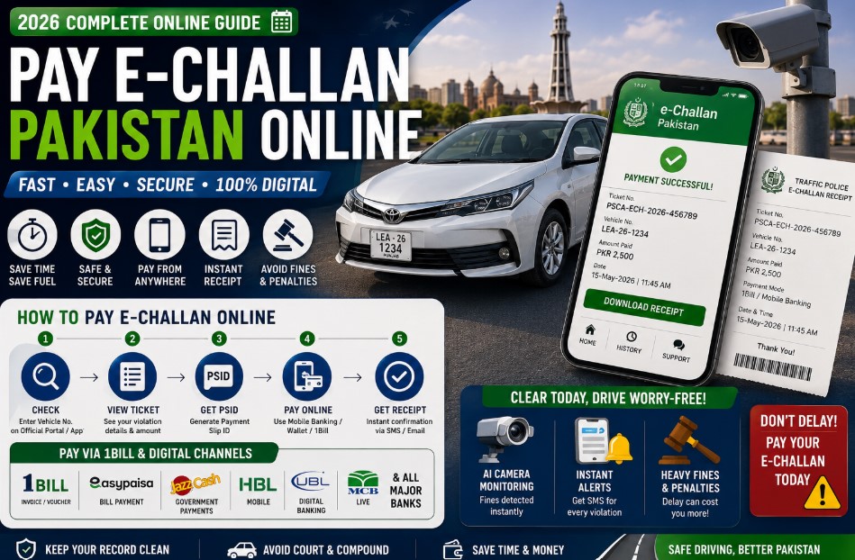 Pay e challan Pakistan: The Ultimate 2026 Step-by-Step Online Guide ...