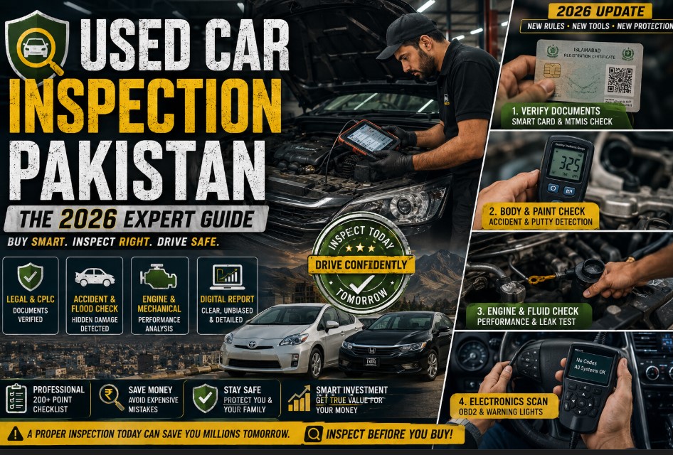 used car inspection Pakistan
