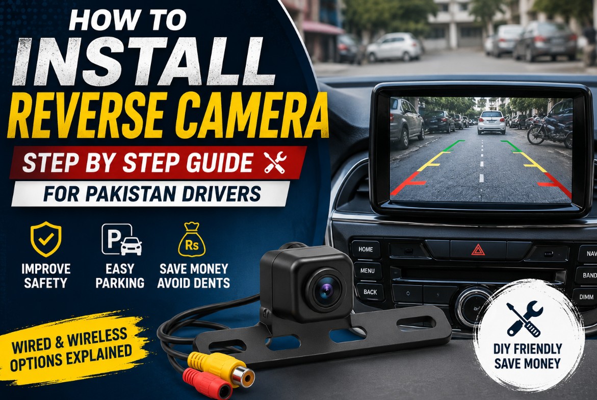 How to install reverse camera for pakistani drivers