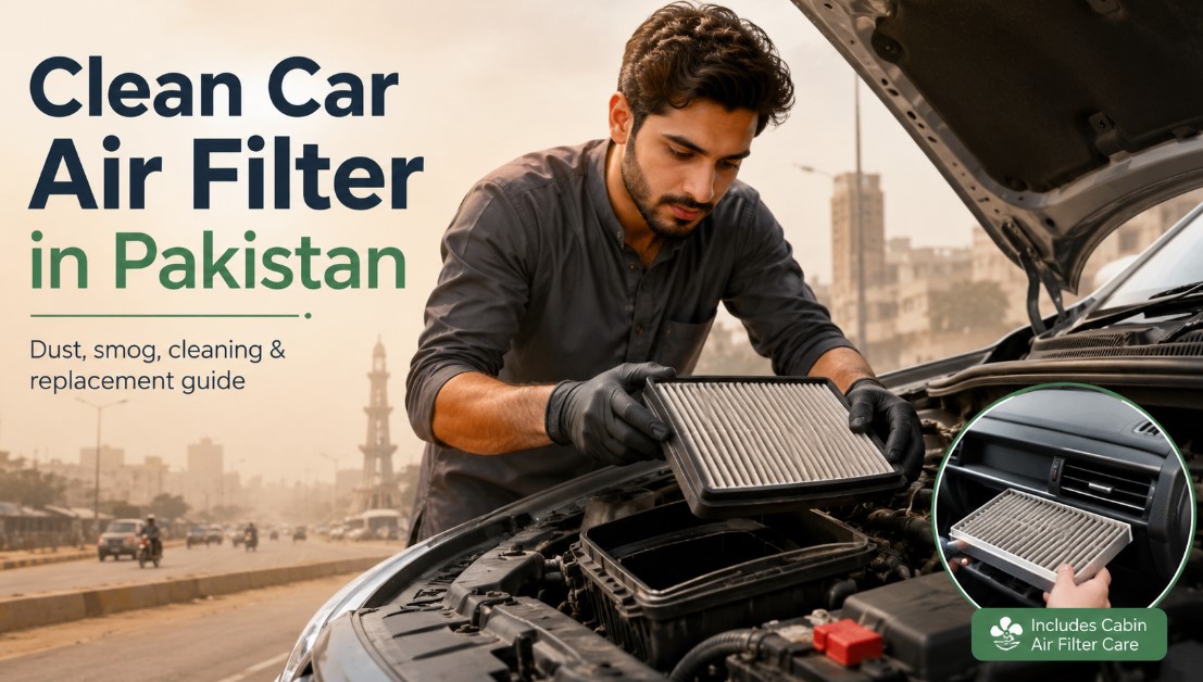 clean car air filter Pakistan