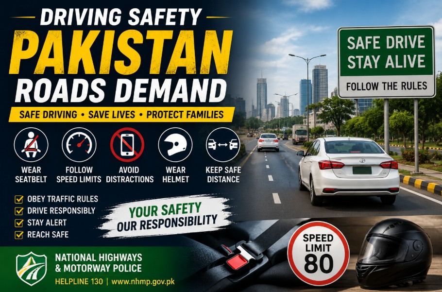 driving safety Pakistan