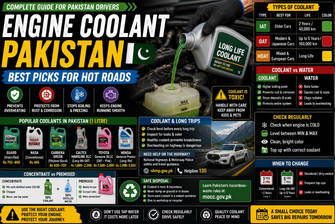 engine coolant Pakistan