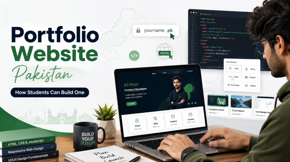 portfolio website Pakistan