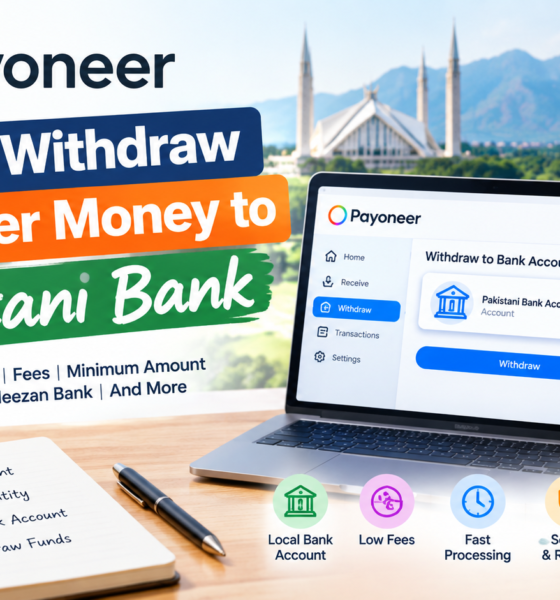 Payoneer withdrawal Pakistan