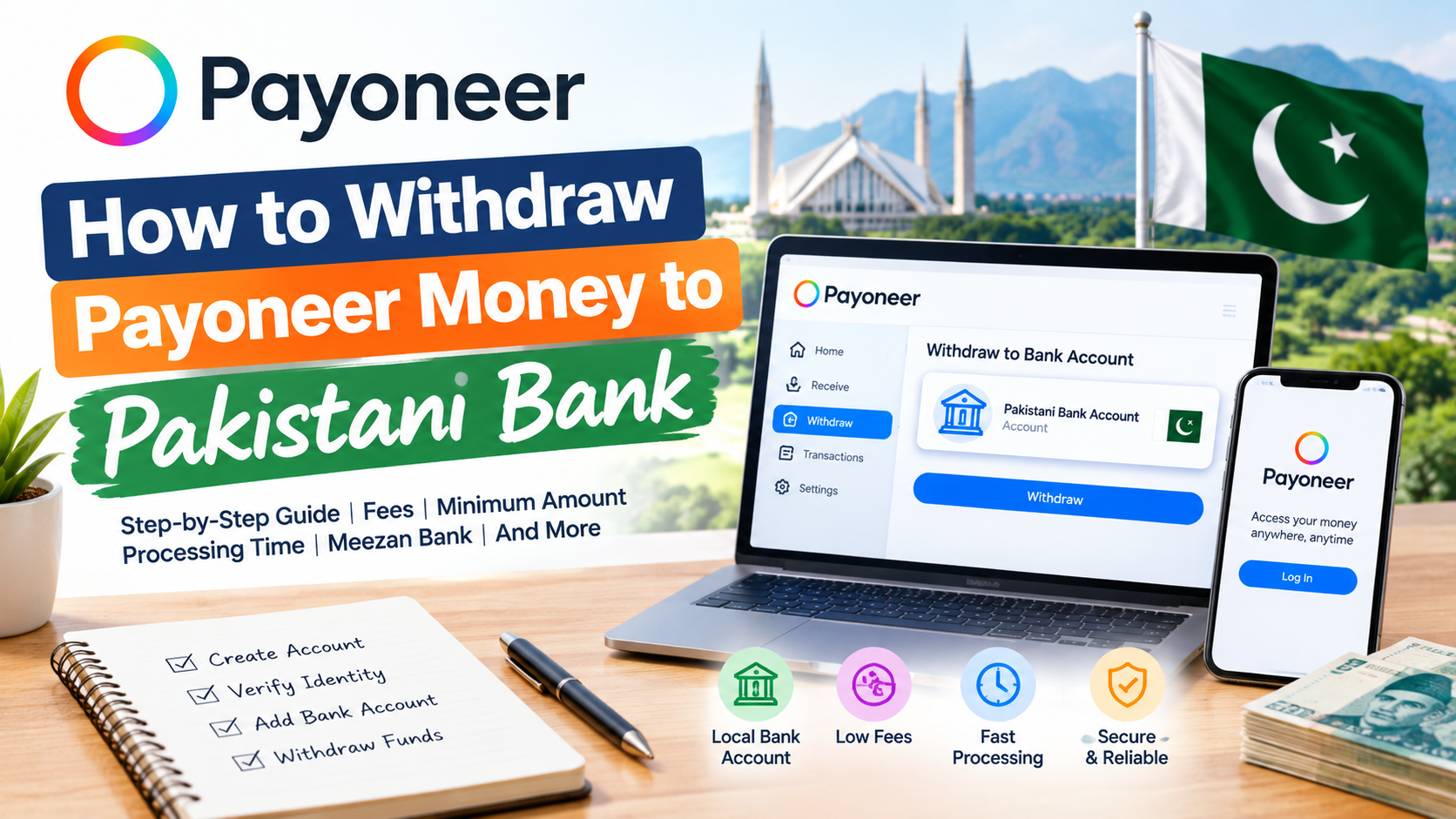 Payoneer withdrawal Pakistan